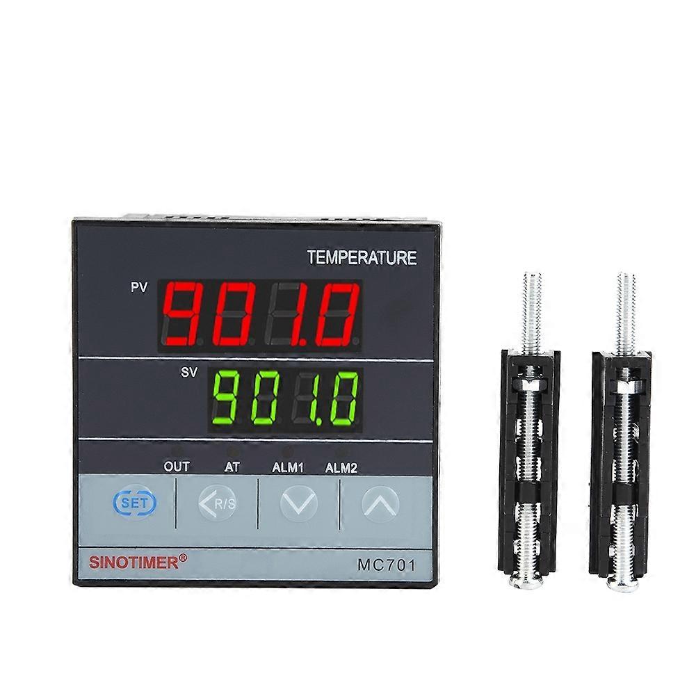 MC701 Digital PID Temperature Controller K Type PT100 Sensor Input Relay SSR Output