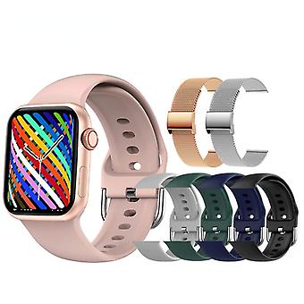 Smartwatch Bluetooth Anrufe Smartwatch für Männer Frauen Sport Fitness Armband Custom Watch Face Schlaf Herzfrequenzmesser