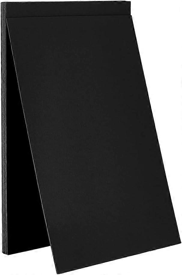 6pcs Book Board 11.7 X 8.2 Inch Rectangle Binders Board Black Heavy Weight Craft Cardboard Paper for Scrapbooking Picture Frame Backing Invitations Di