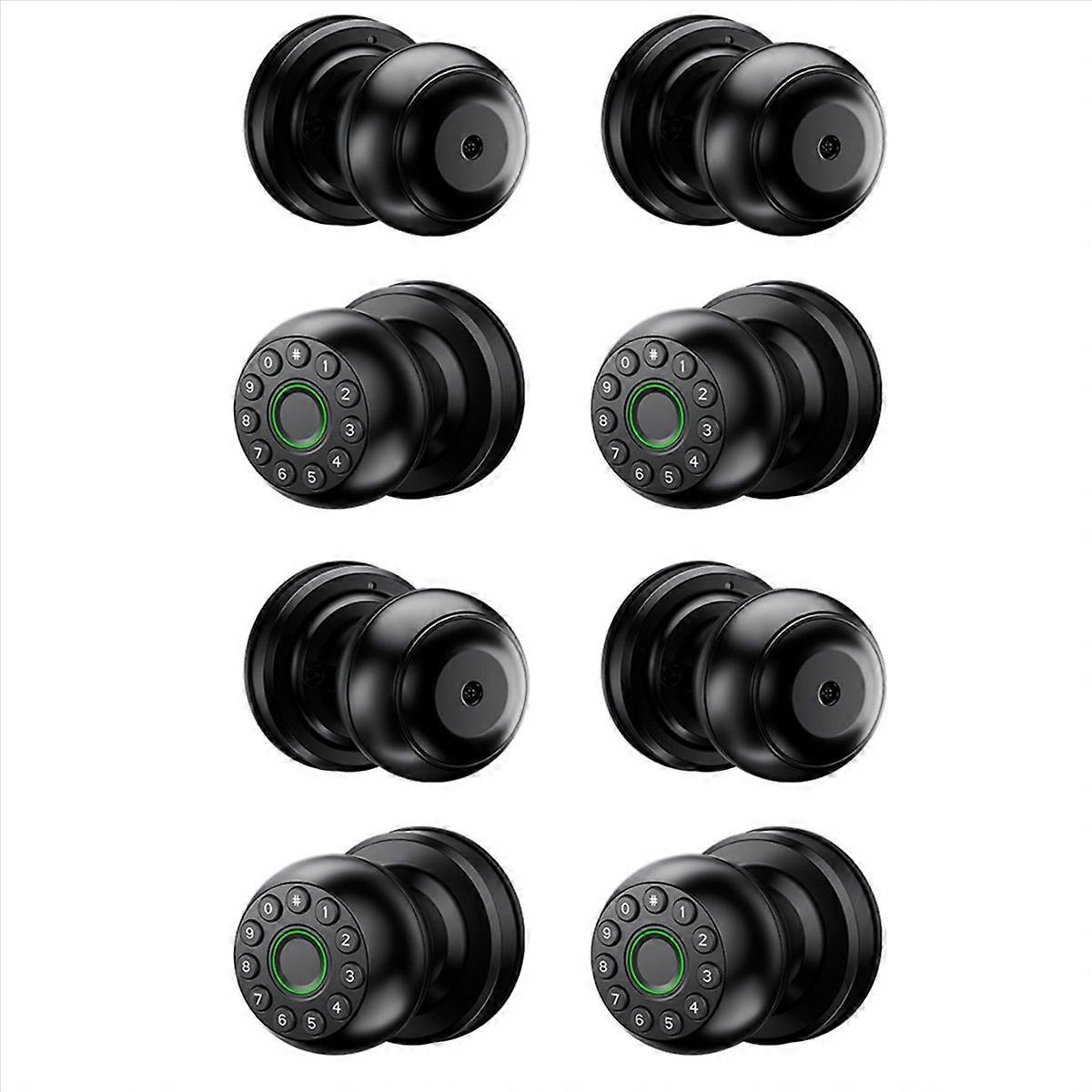 4X Smart Password Lock Fingerprint Door Lock App Remote Control Passcode Unlock Electronic Touchscre