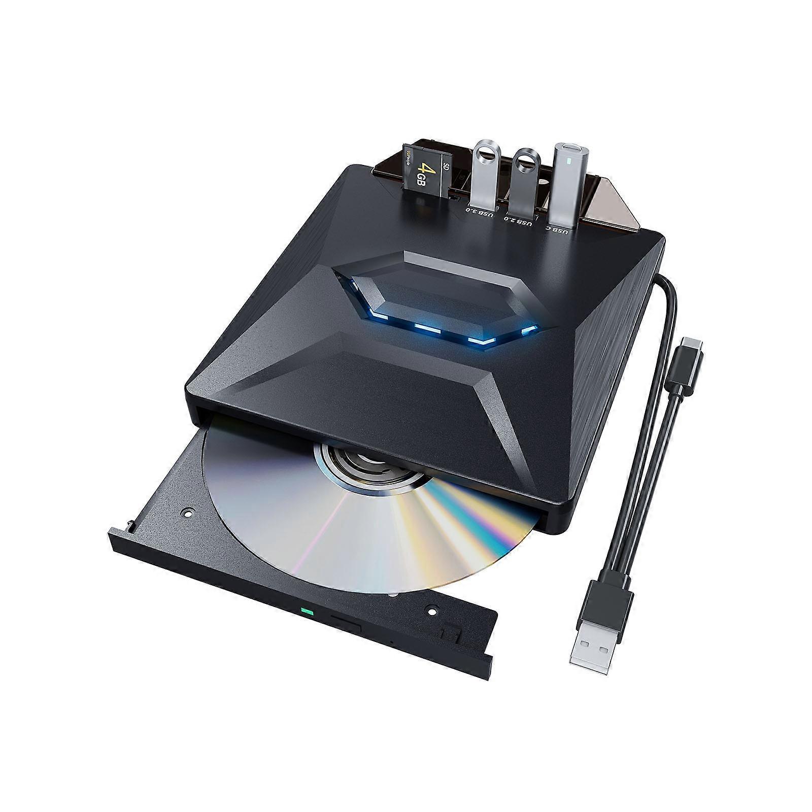 Dense External Operate integrated Multifunctional USB Stove for DISC Reiteration Data Reserve PC Computer Computers Multicolor