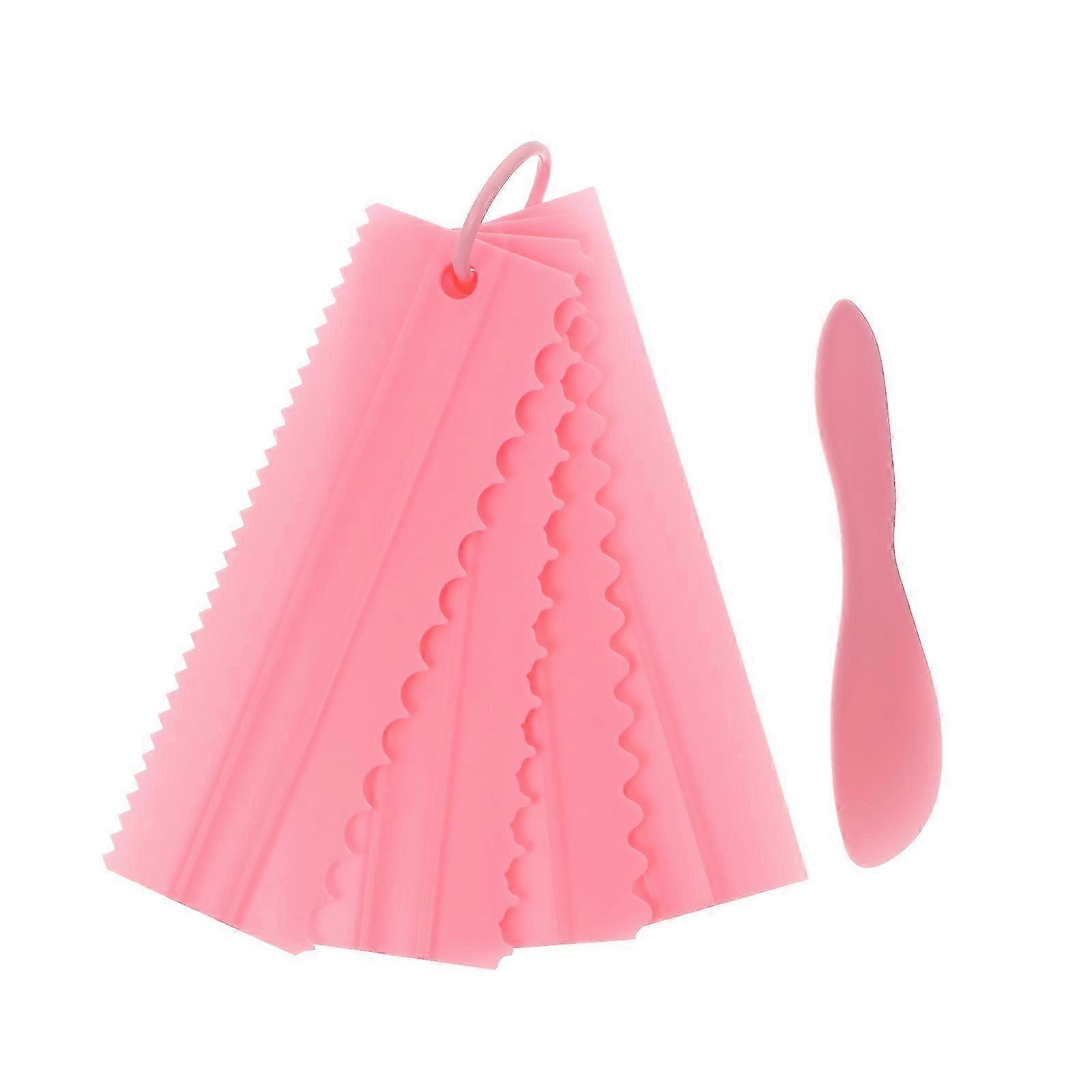 5 Pcs Pizza Scraper Cake Icing Scraper Icing Smoother Butter Scraper Spreader Cake Scraper Set