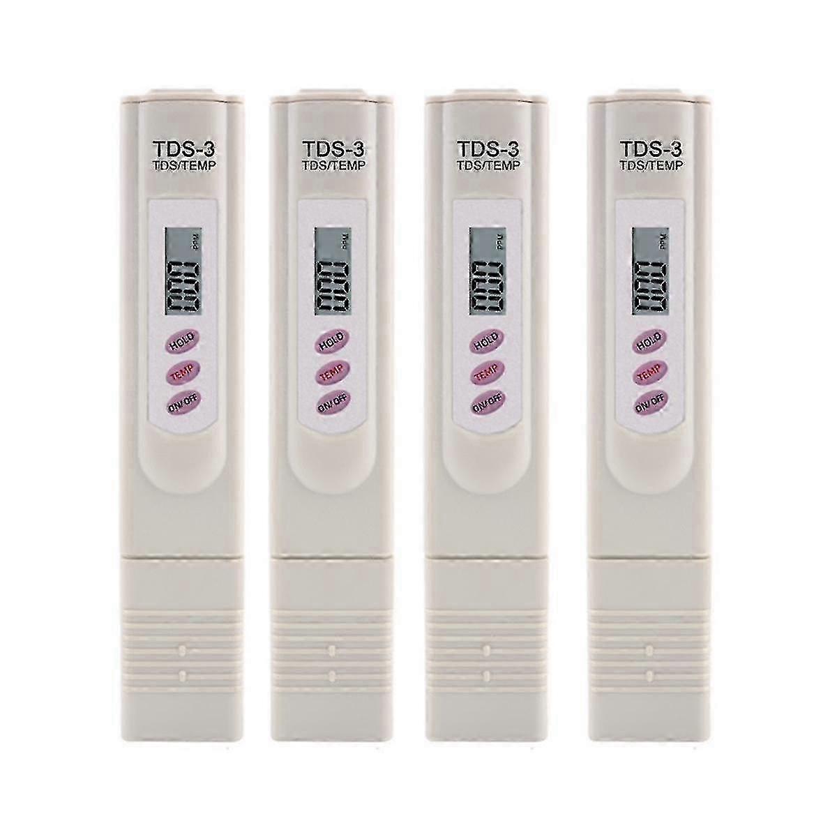Water quality tester for drinking water - 4 Pcs TDS meter filter pen