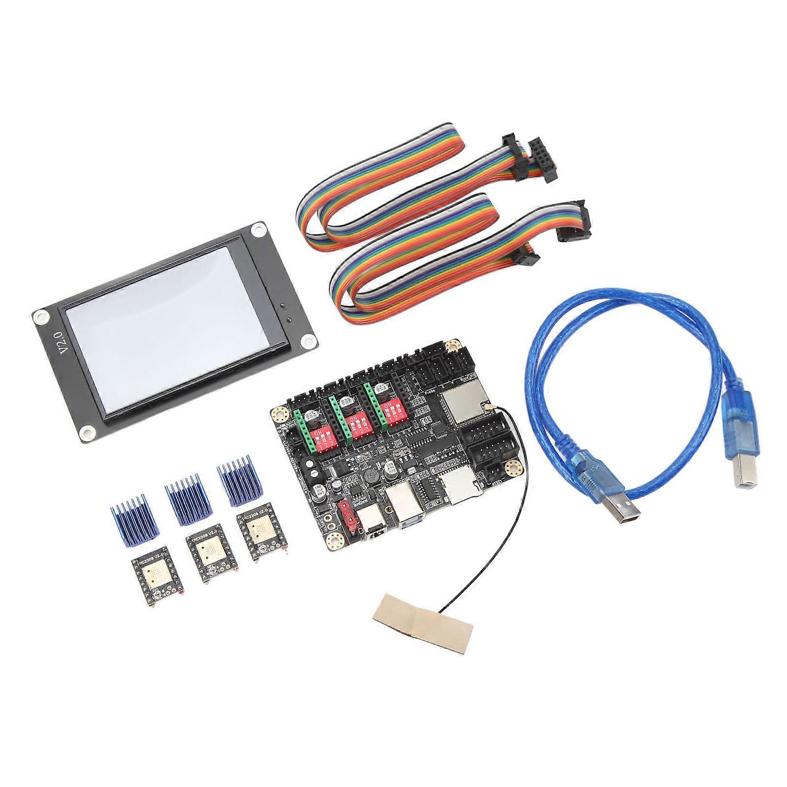 32bit Wifi 3.5in Touch Screen 3D Printer Motherboard Kit & Laser Engraver Control Board 12 - 24VDC Stepper Motor Driver