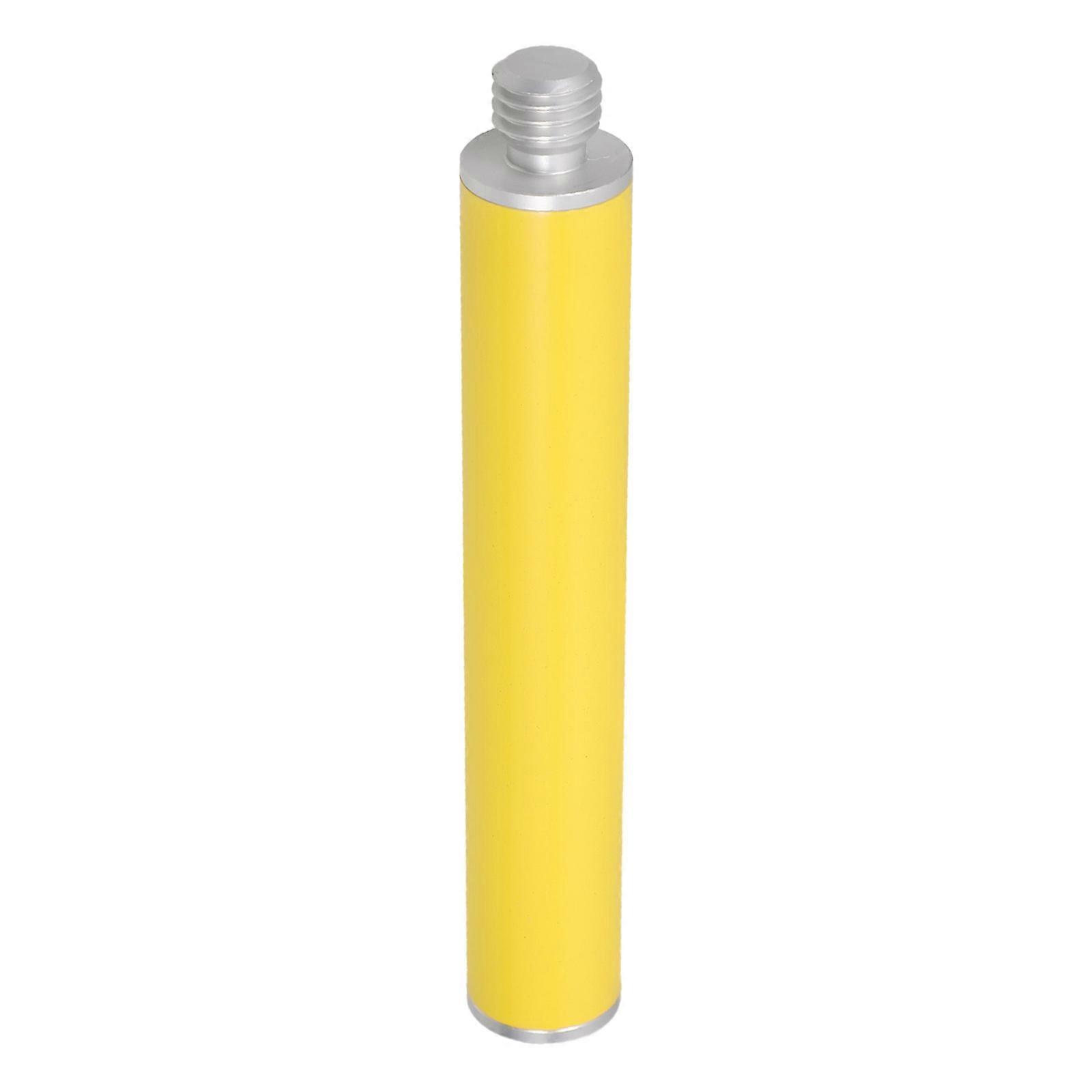 Universal Extension Rod Threaded Interface For Surveying Tools Engineers Yellow Color 15cm Size Reliable Material 1Set