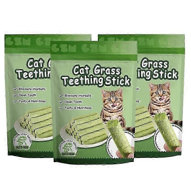 1-3Pcs Pet Cat Grass Stick Cat Grass Stick Odstraňovanie chĺpkov Lopta Jemné odstraňovanie chĺpkov