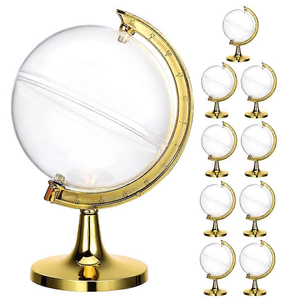Plastic Mini Globe Candy Case for Wedding Party Favors 13Pcs Storage