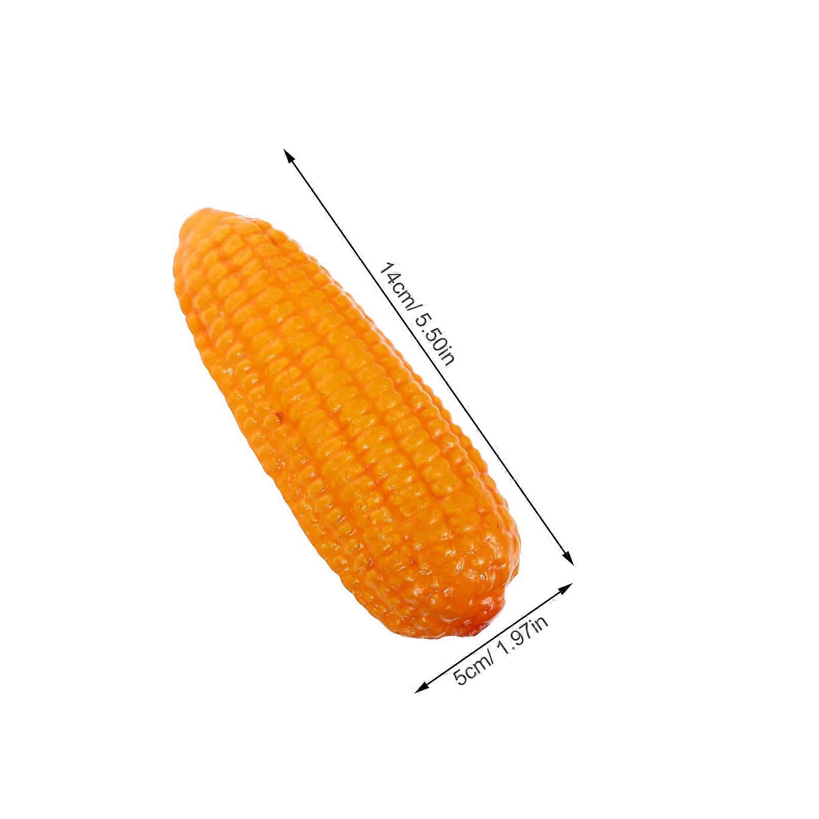 Lifelike Corn Simulation Corn Model for Teaching 5Pcs Yellow Foams