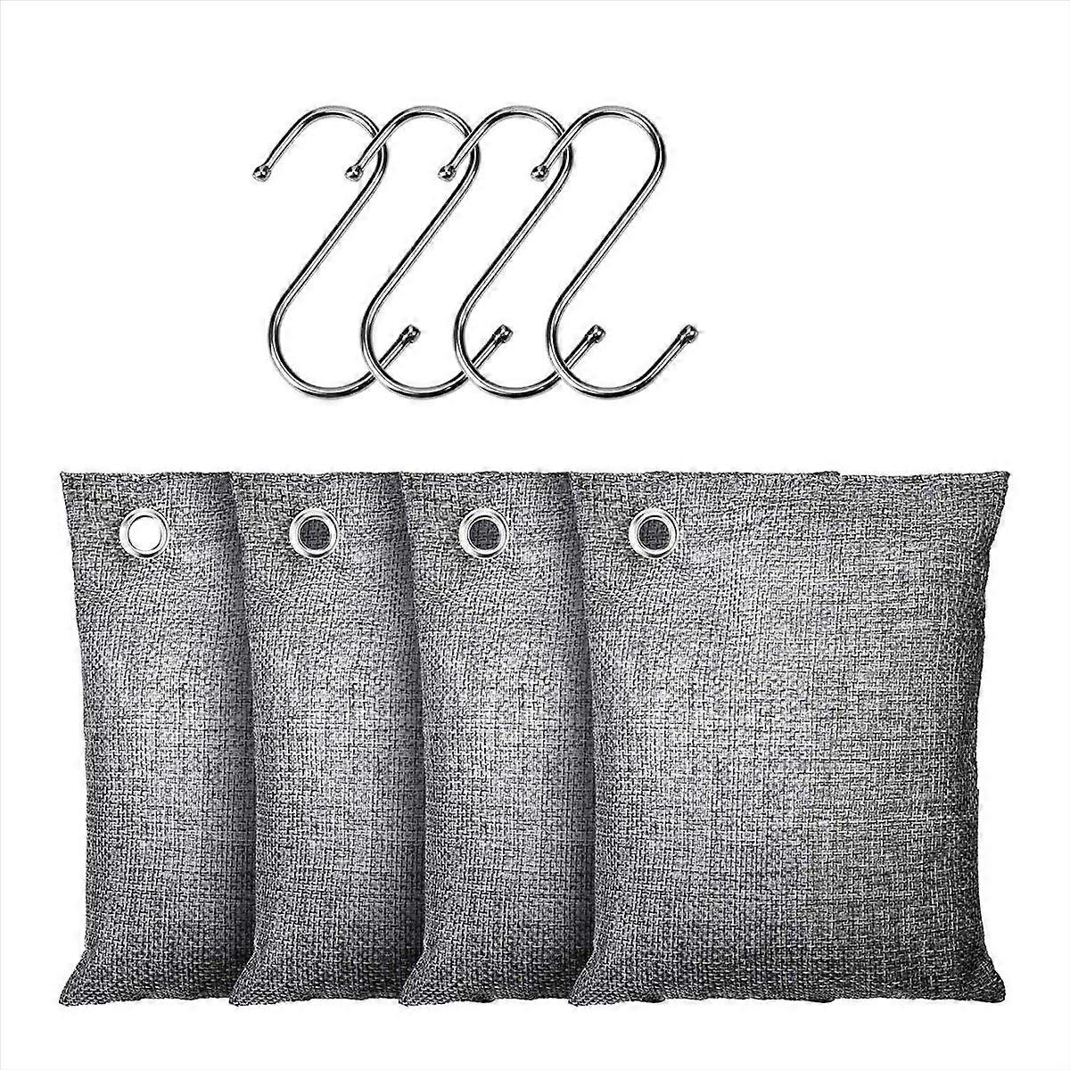 Activated Charcoal Odor Absorber, with Hooks Nature Odor Eliminator