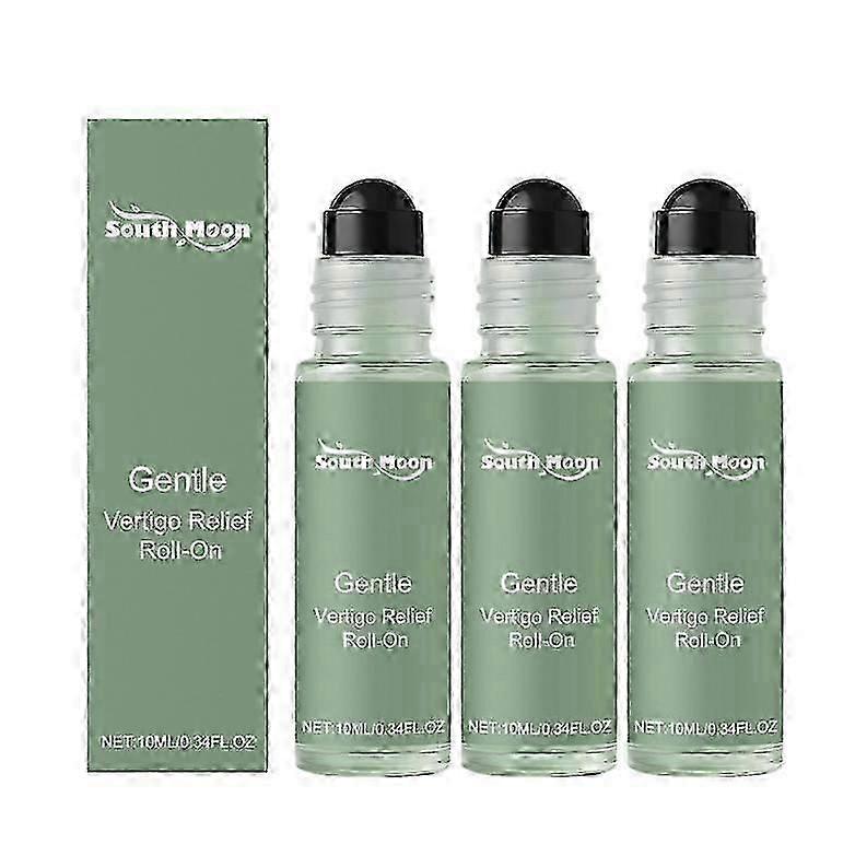 1-3x Anti-Dizzy Roll-On, Vertigo Ease Roller 10ml, Natural & Fast-Acting Essential Oils for Vertigo and Dizziness Support
