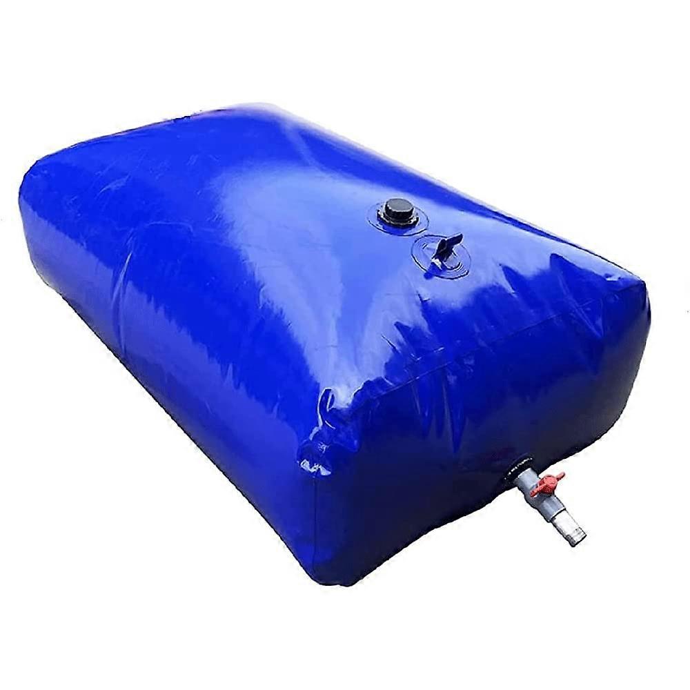 2000L Collapsible Water Storage Bladder Bag, Large Capacity Foldable PVC Rainwater Tank