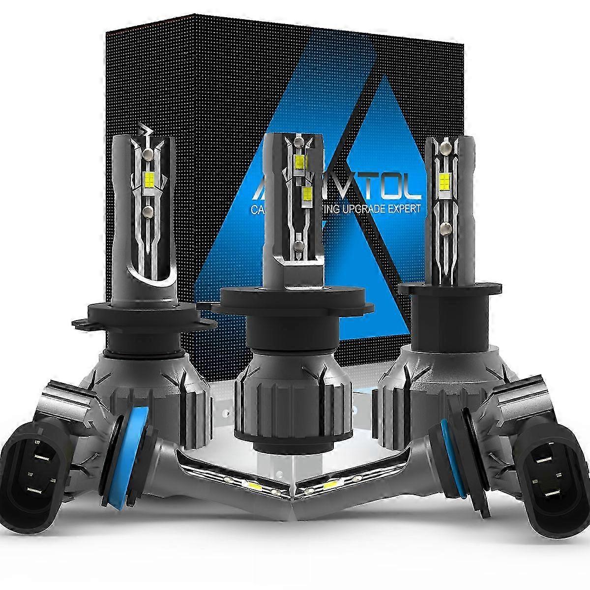 High Lumens LED Bulb H27W 2Pcs, 6500K White 881 880 for Driving and Fog Lights