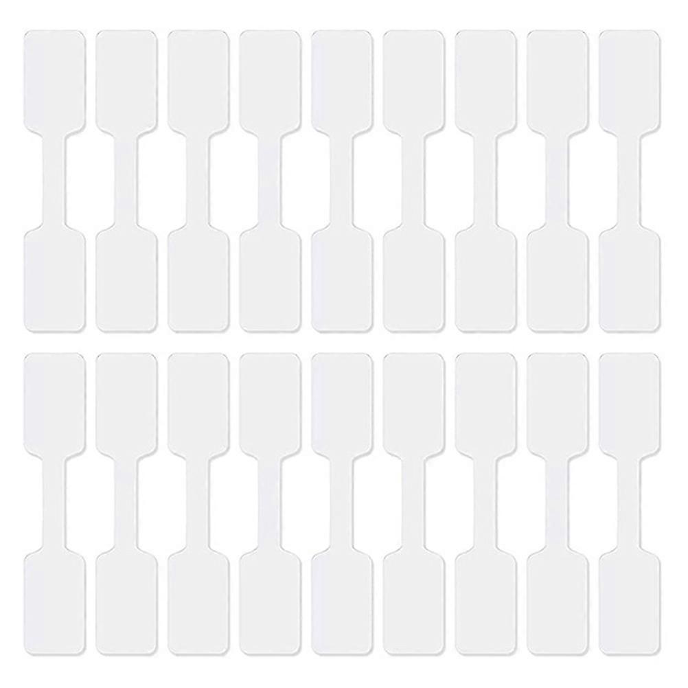 Self-Adhesive Writable Cable Labels for Cable Use 200Pcs White Tags