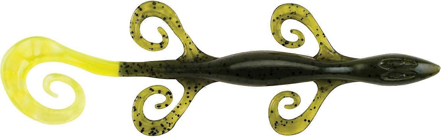 Fishing Bait, 6", 9 Count, Lizard - 6" (9 Count), Watermelon/Chartreuse Watermelon/Chartreuse 6" (9 Count)