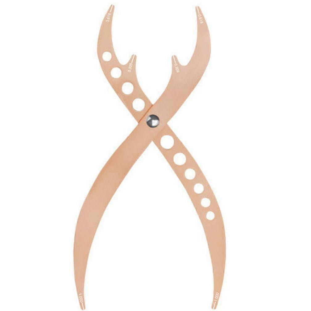 Eyebrow Golden Ratio Ruler Microblading Measuring Tool for Precision Makeup Golden Rose