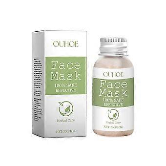 Herbal Mask Powder til Acne, Oil Control & Pore Refinement Nærende & Skånsom Rensning