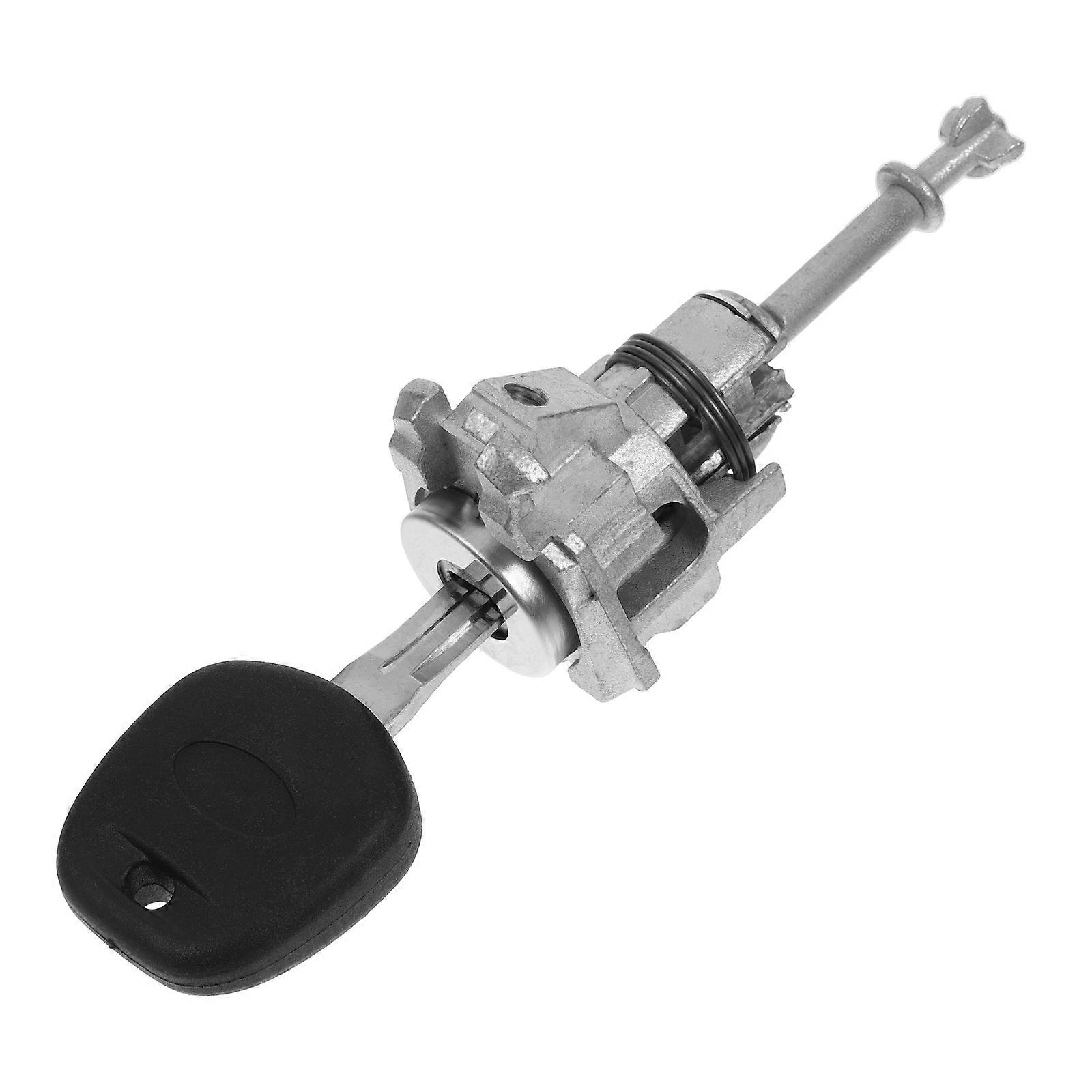 Black Car Lock Cylinder for Automotive Use Sturdy Zinc Alloy and Plastic Material Fits Driver Side Door Left Front