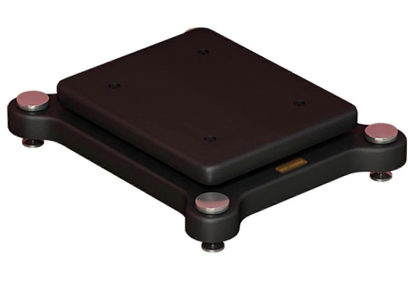 2Tier Speaker Isolation Stand With ShockAbsorbing Feet And Copper Spikes, 30x25cm, For Studio Monitors