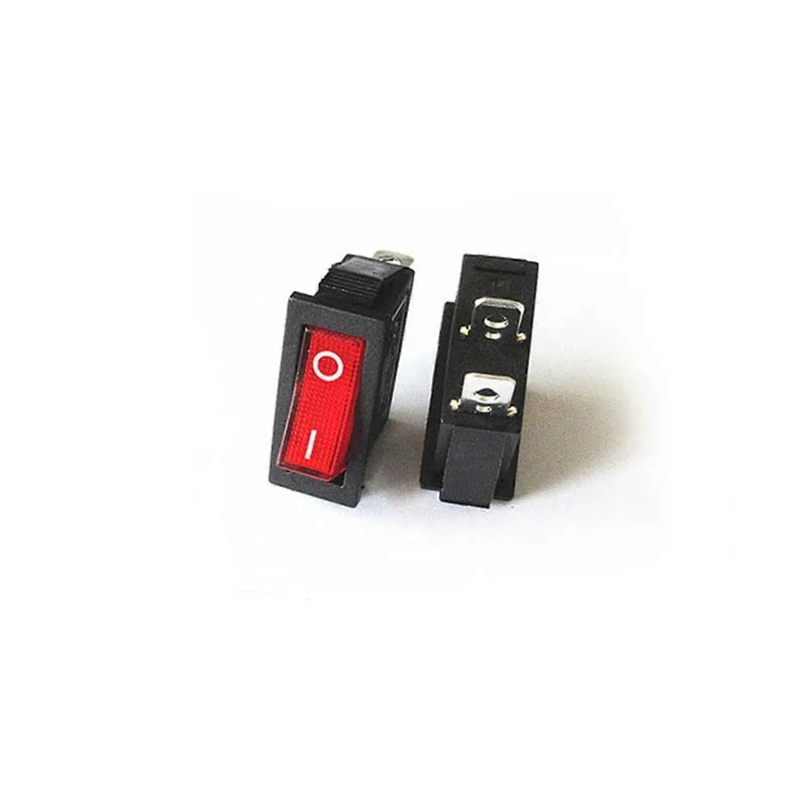 KCD3 Rocker Switch 3 Pin Black 2 Band Durable Easy Control for Electric Heating