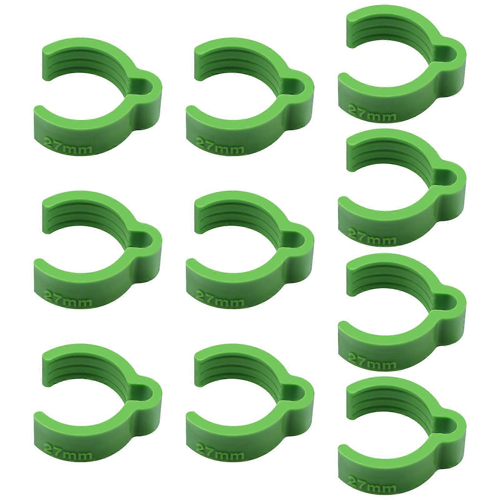 27mm Coiled Hose Clips for Festool Dust Extractor and Sander, Secure Cable Management, 10 Pcs