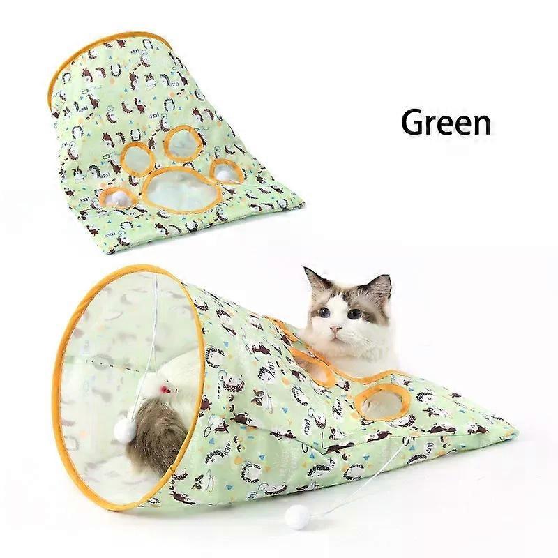 Cat Tunnel Bag Interactive Cat Toy With Peek Hole Pet Toy For Kittens Indoor Mouse Hunting Smart Play Game Cat Drilling Toy