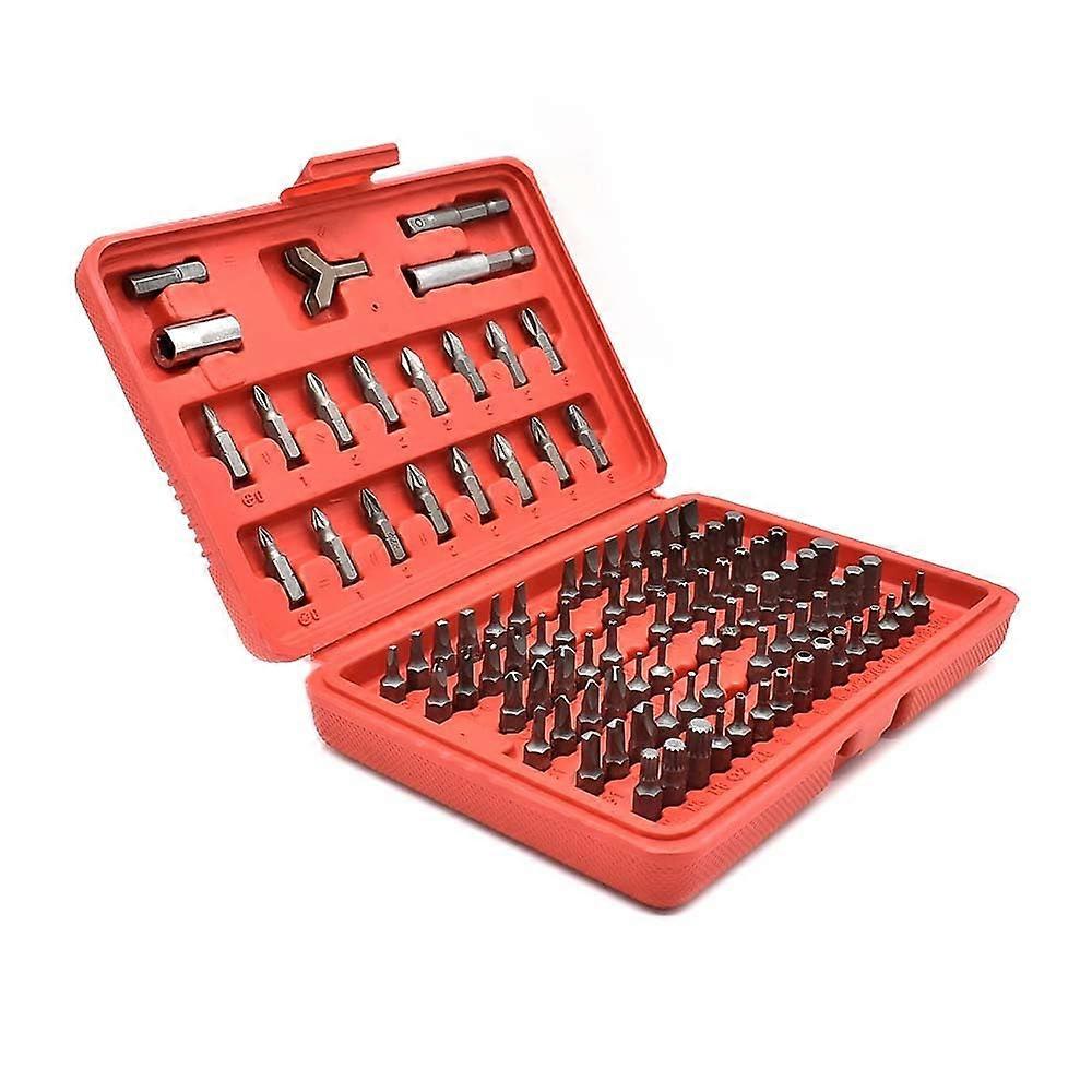 100 Piece Security Bit Set with Precision Tips, Tamper Proof Access and Durable Chrome Vanadium