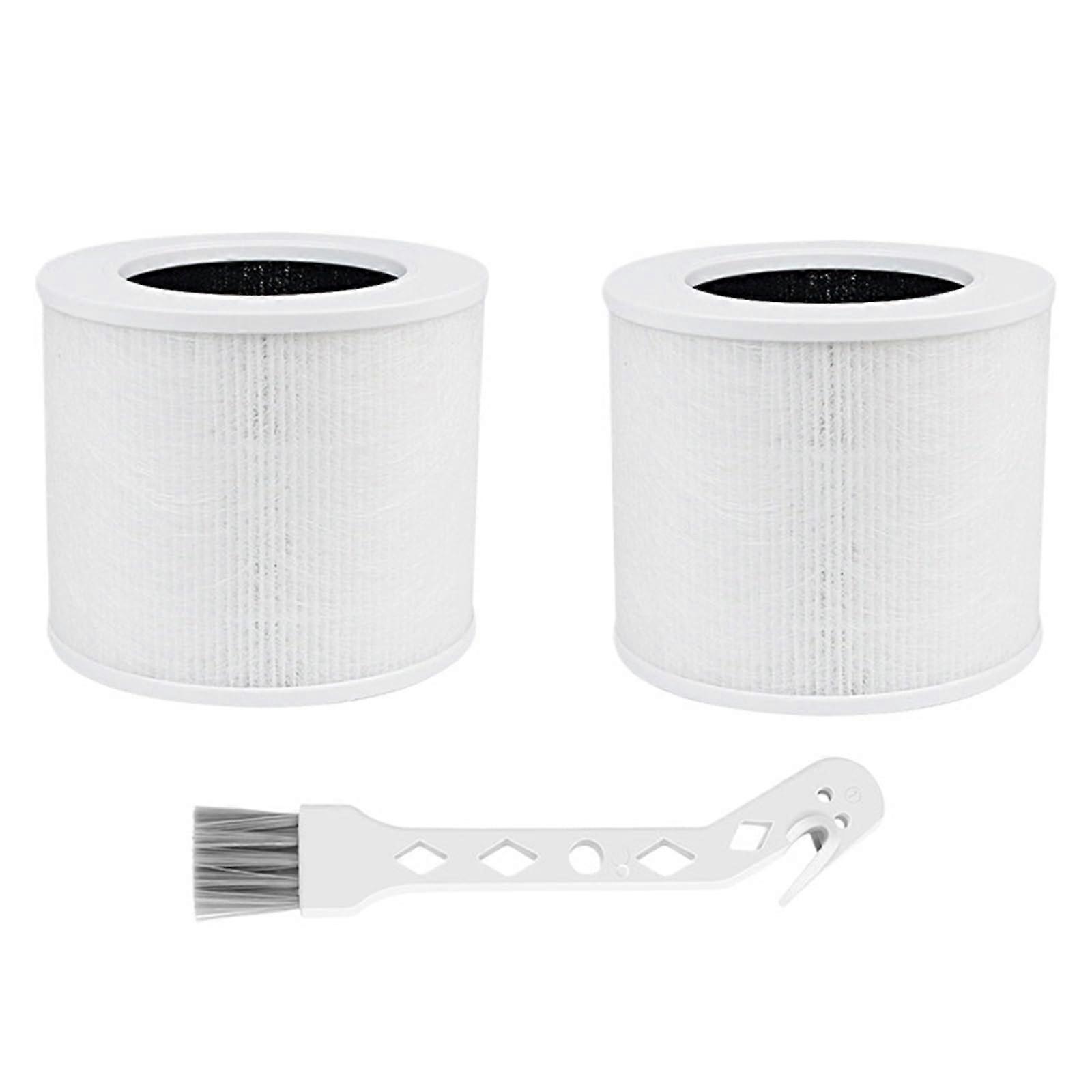 HEPA Air Purifier Filter Replacement for Core MiniP, 3in1 Carbon Filter Odor Removal 2 Pack
