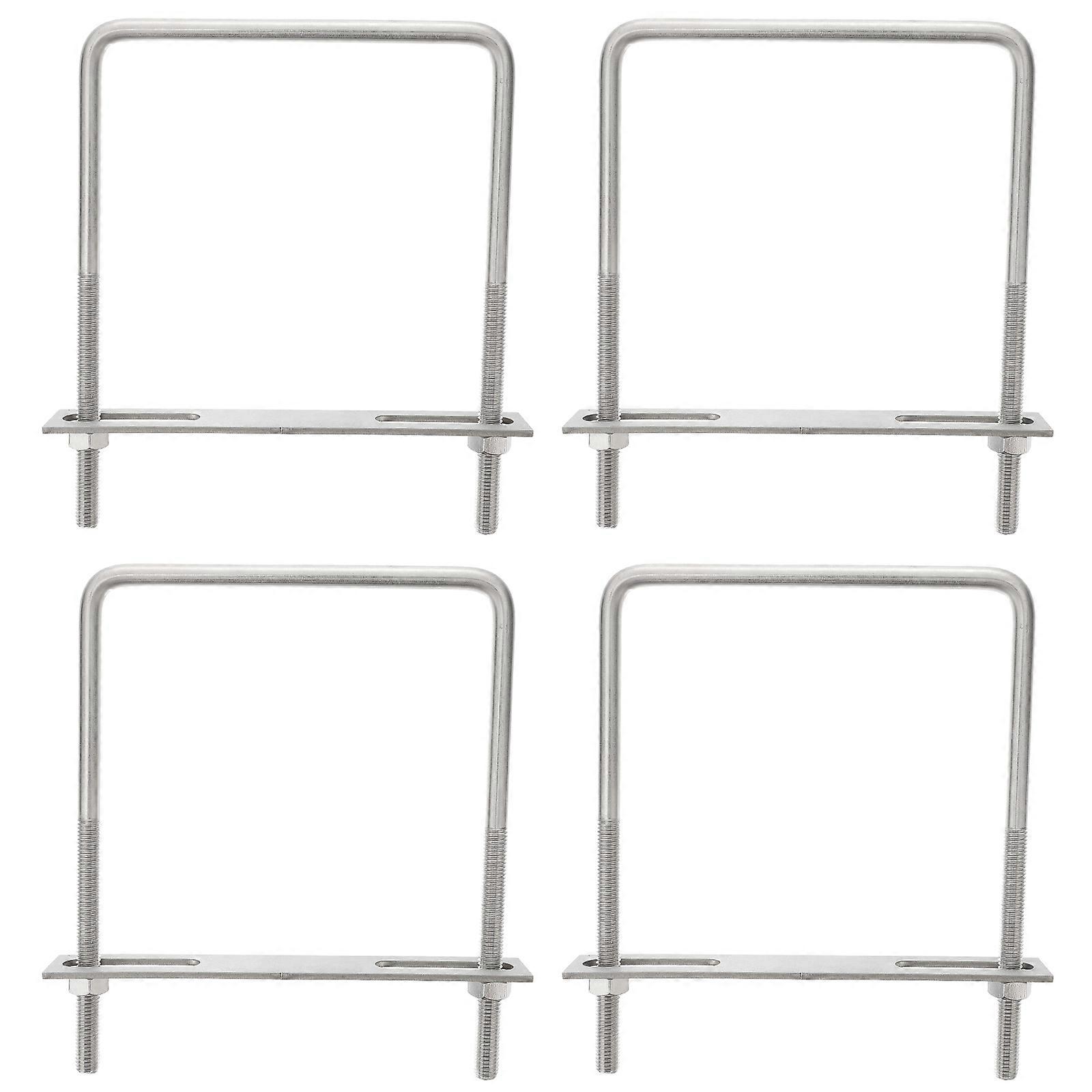 U Shape Bolt Stainless Steel Outdoor Applications 4Pcs