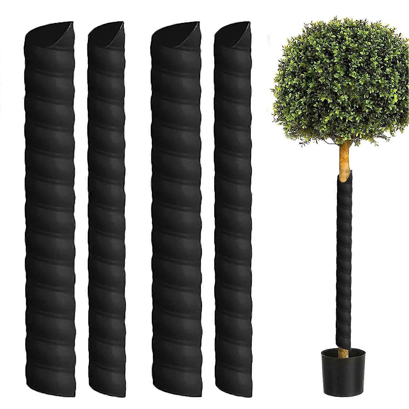 Tree Trunk Protector 2 Pack 16 Inch Adjustable Tree Guard Sleeve for Deer and Rodent Damage Prevention