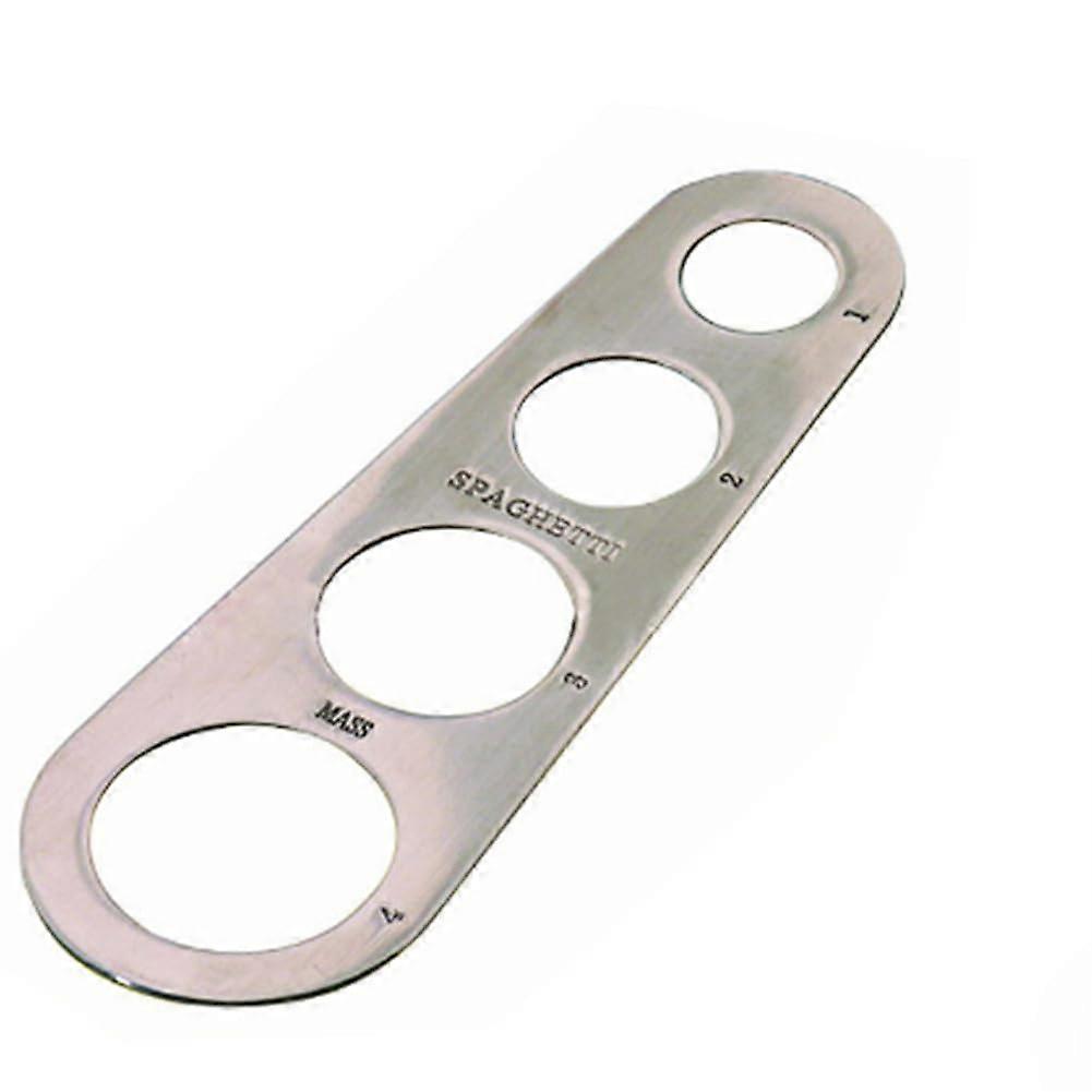 Stainless Steel Spaghetti Measuring Tool with 4Hole Size Guide for Precise Pasta Portion Control