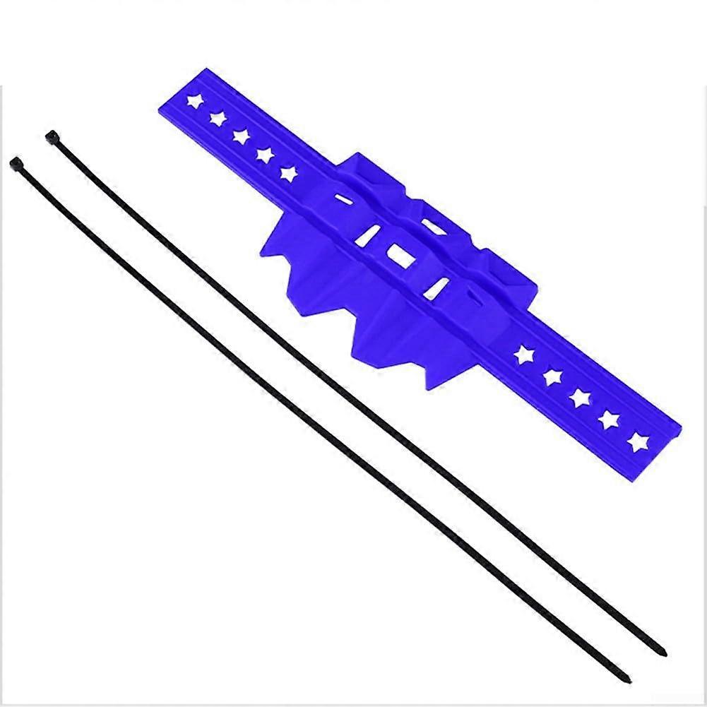 Blue Motorcycle Exhaust Heat Shield Protector,  Temperature Resistant, Universal Fit