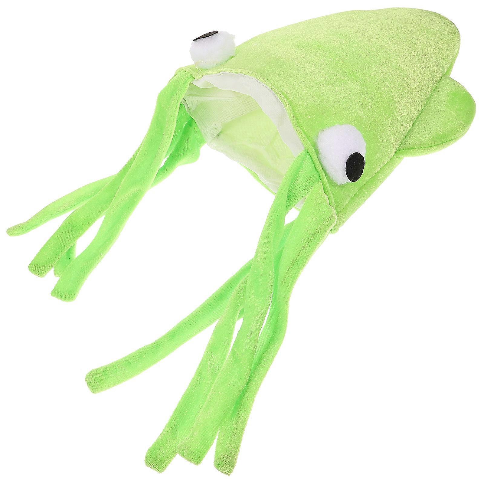 Ocean Theme Funny Hat Performance Accessory For Performers In Light Green 1Pcs