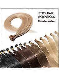 I Tip Human Hair Extensions 18 Inch #18&613 Blonde Micro Bead Highlight Without Bleaching