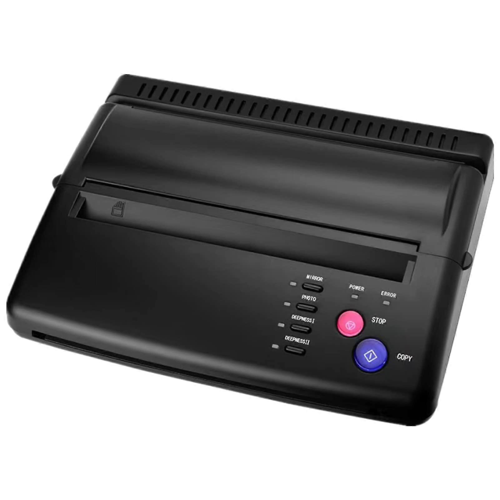 Tattoo Transfer Stencil Machine for A4 Paper, Professional Thermal Tattoo Printer Black Update Version