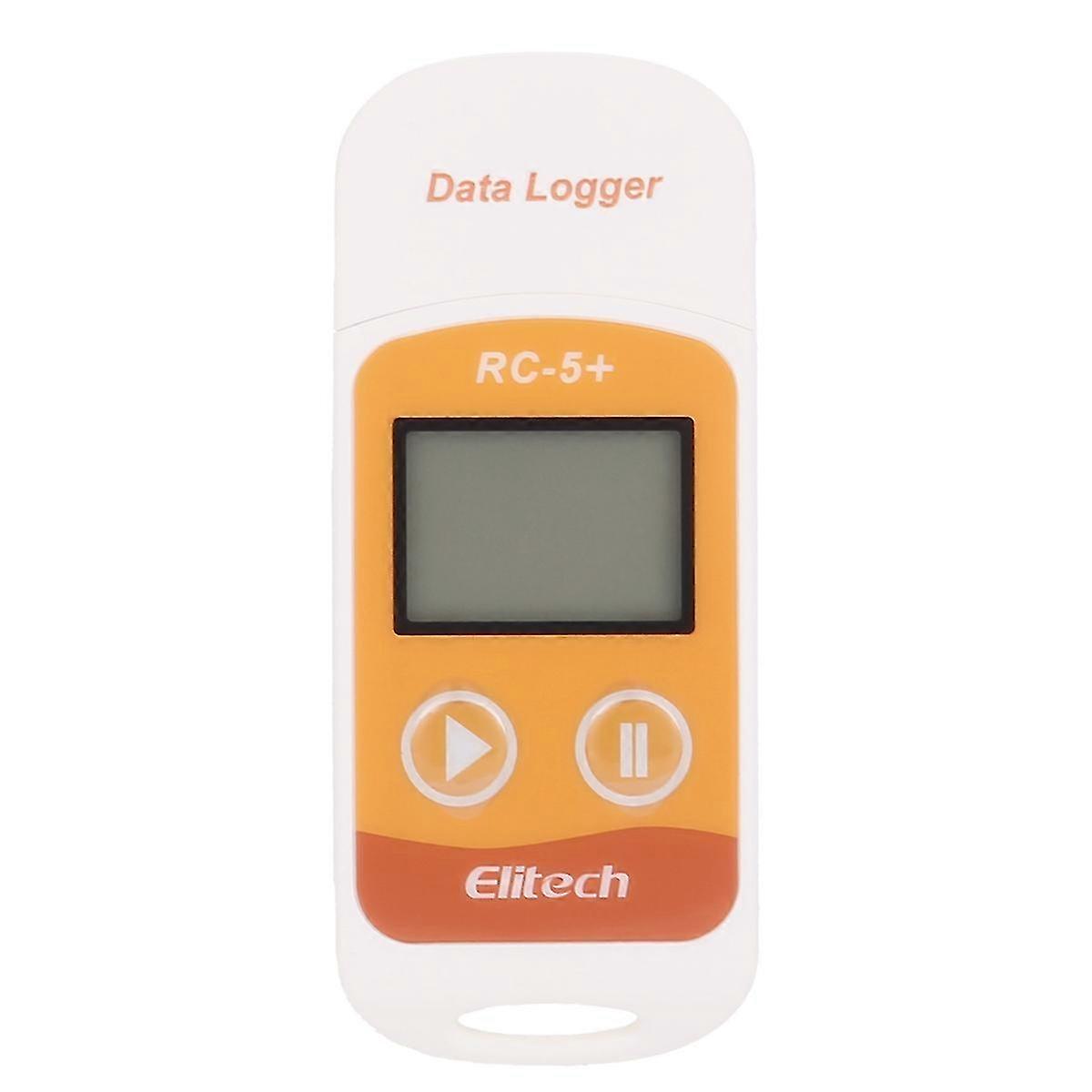 Elitech RC-5+ PDF USB Temperature Data Logger Reusable Recorder 32000 Points compatible Refrigeratio