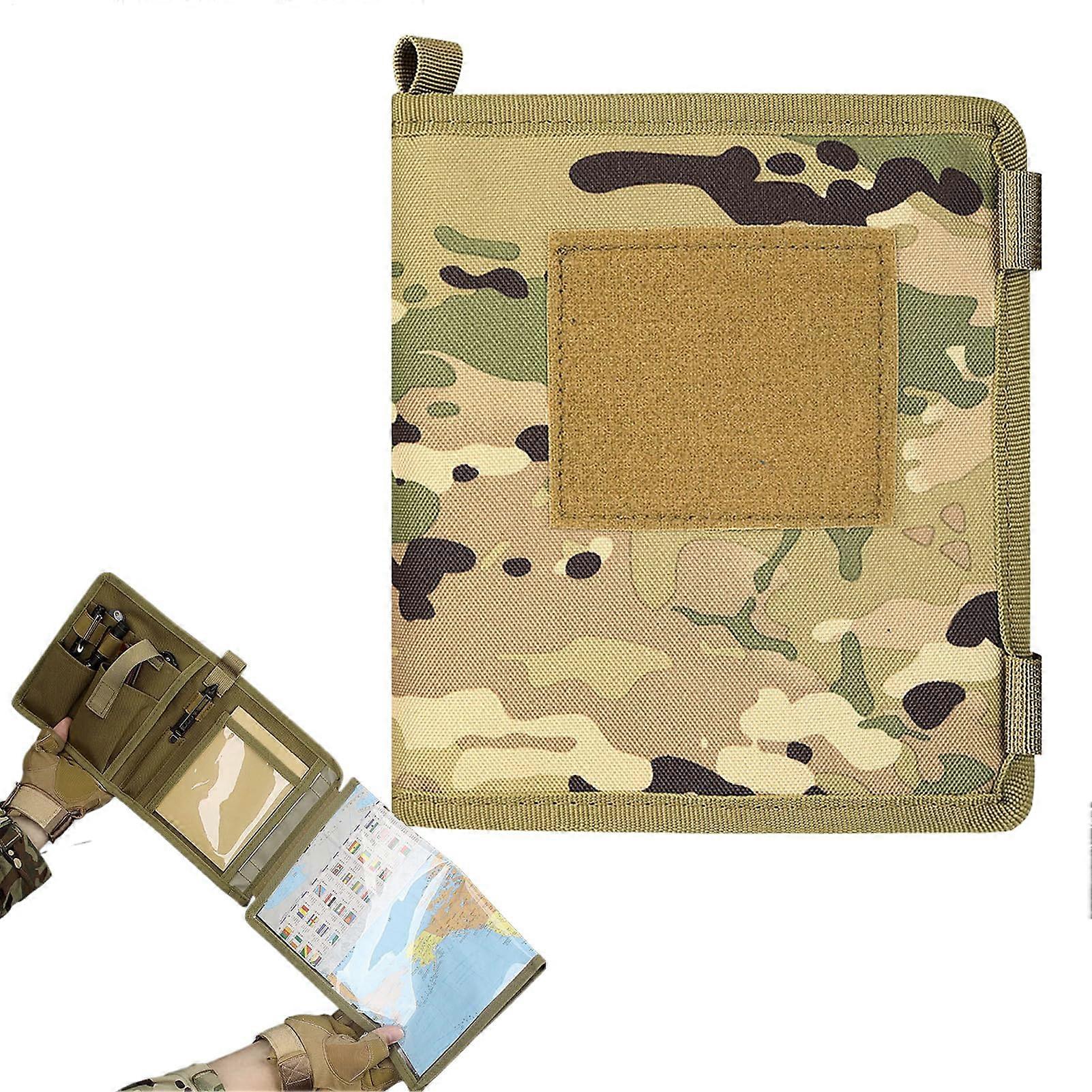 Outdoor Map Case Waterproof Map Holder with Clear Display and MultiSection Organizer for Hiking