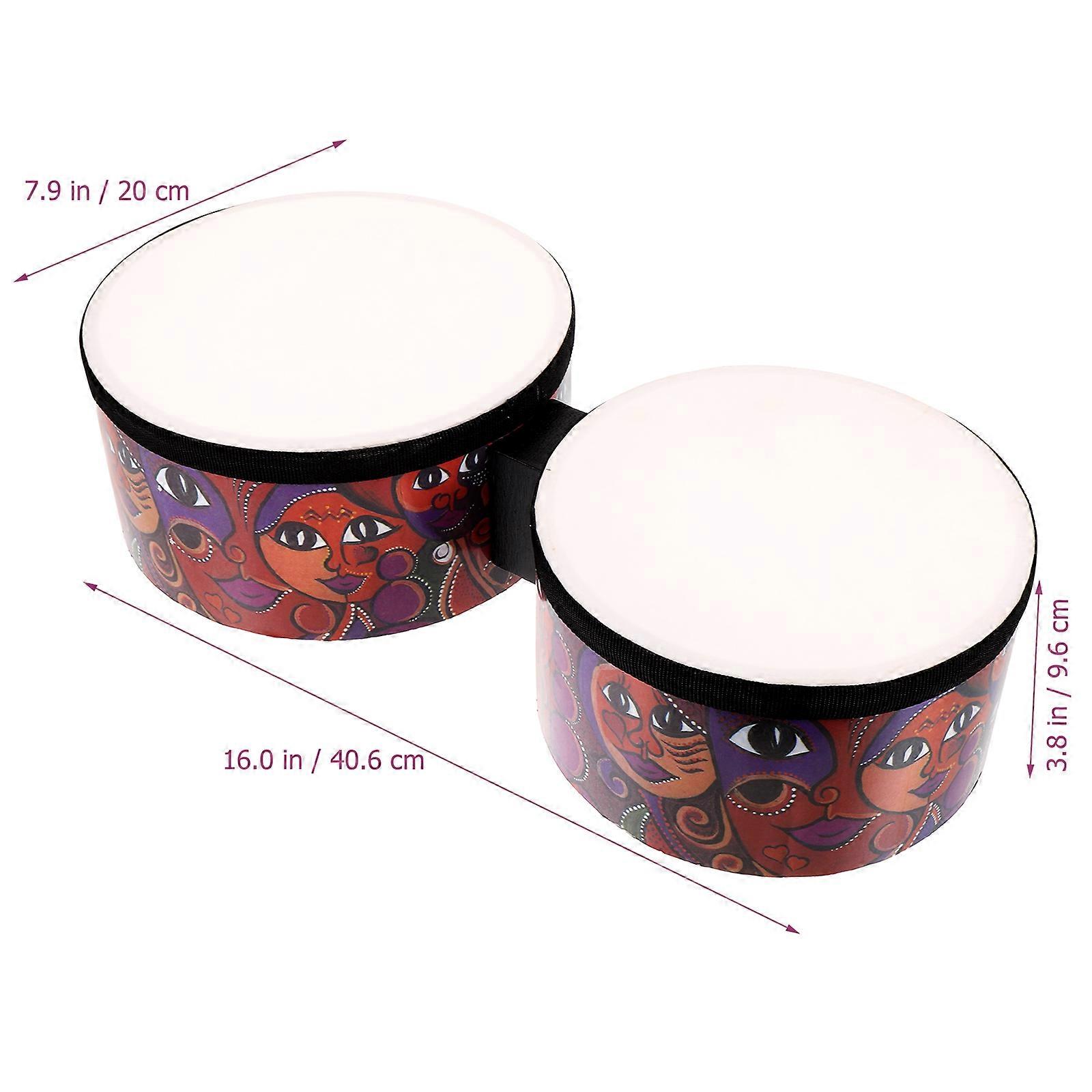 Drums Percussion Instrument for Kids with Drumsticks 1Set