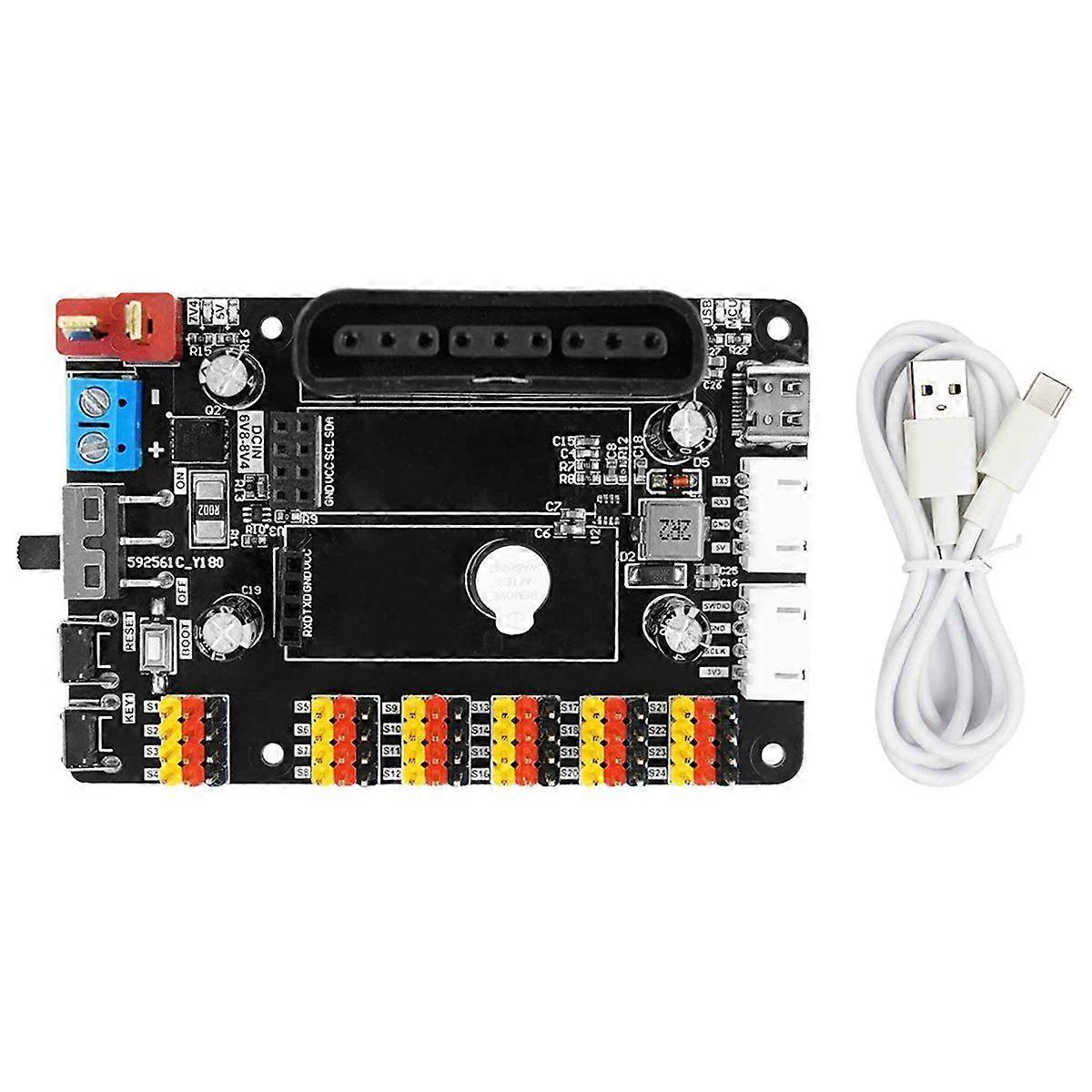 24-Channel PWM Servo Debugging Board Motor Controller Module Tool for DIY Electronic Robot Arm RC C