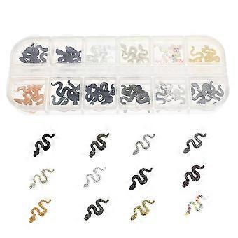 Schlangen-Nagelanhänger für Nageldesign, 1 Set, langlebiges Maniküre-Zubehör