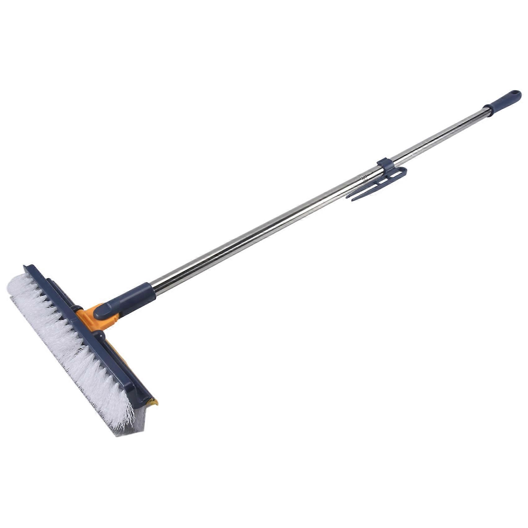 Long-handled floor brush, multi-functional scraping Blue