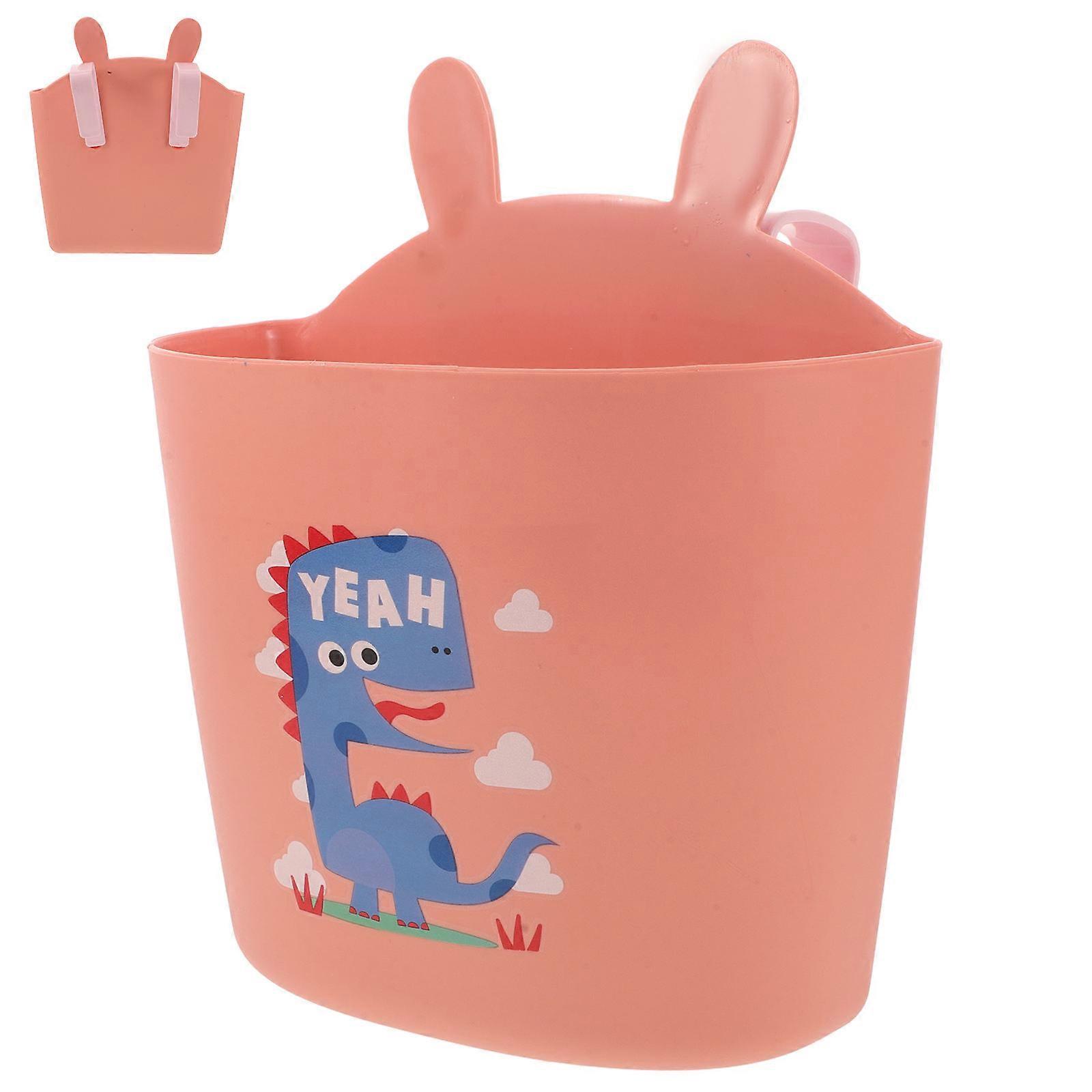 Plastic Hanging Diaper Organizer in Orange for Bedside Storage 2Pcs