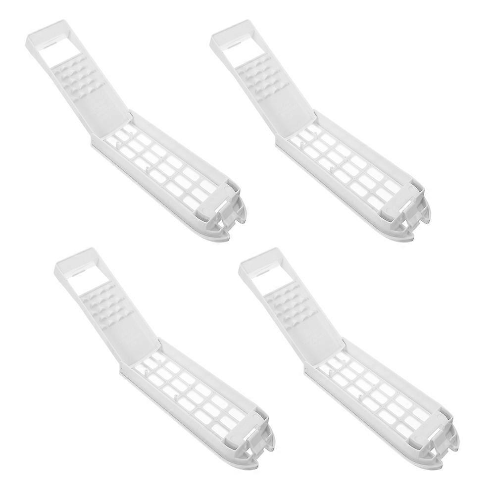4Pcs Washing Machine Hair Filter Box for Convenient Cleaning White Plastic