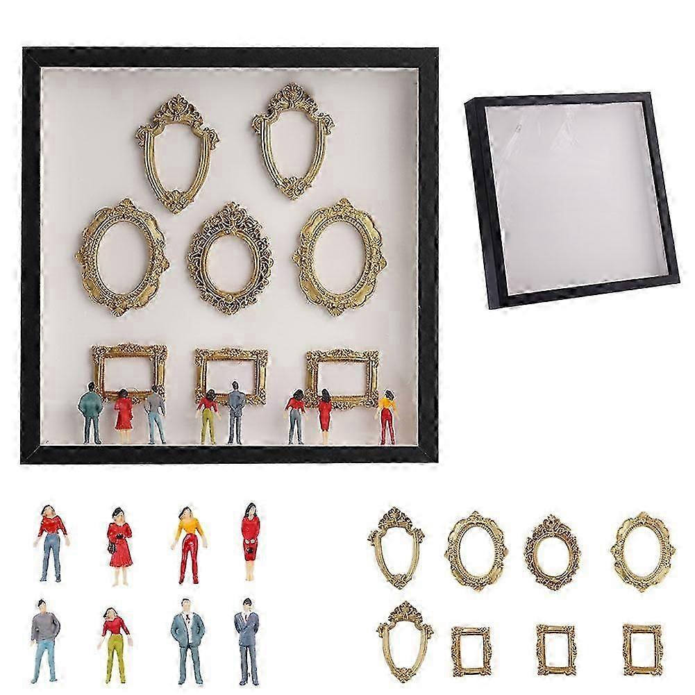 Diy Mini Museum Silhouette Box, Creative Memory Display Kit, Shadow Box
