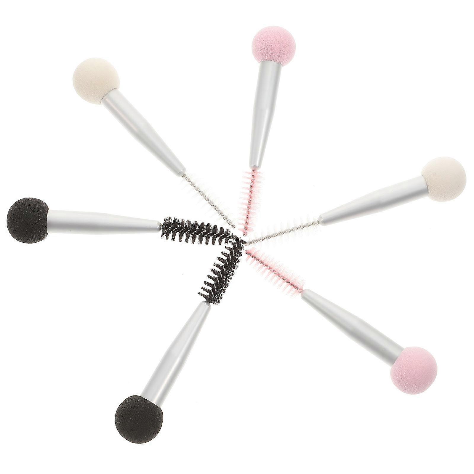 Makeup Sponge Set Dual Head Makeup Applicator Brushes for Eyebrow 30Pcs