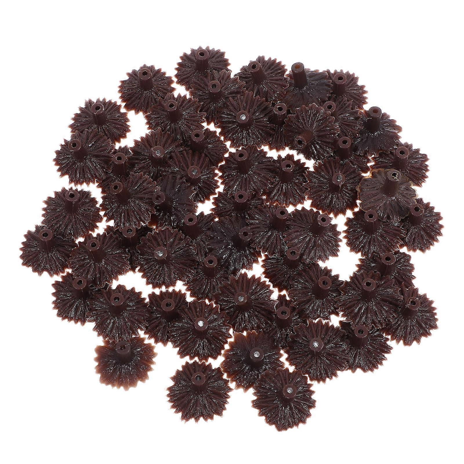 Model Trees Stand Miniature Tree Feet for DIY Craft Projects 50Pcs