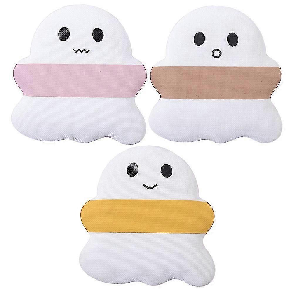 Assorted Color Makeup Puff for Face 3Pcs Cute Ghost Shape