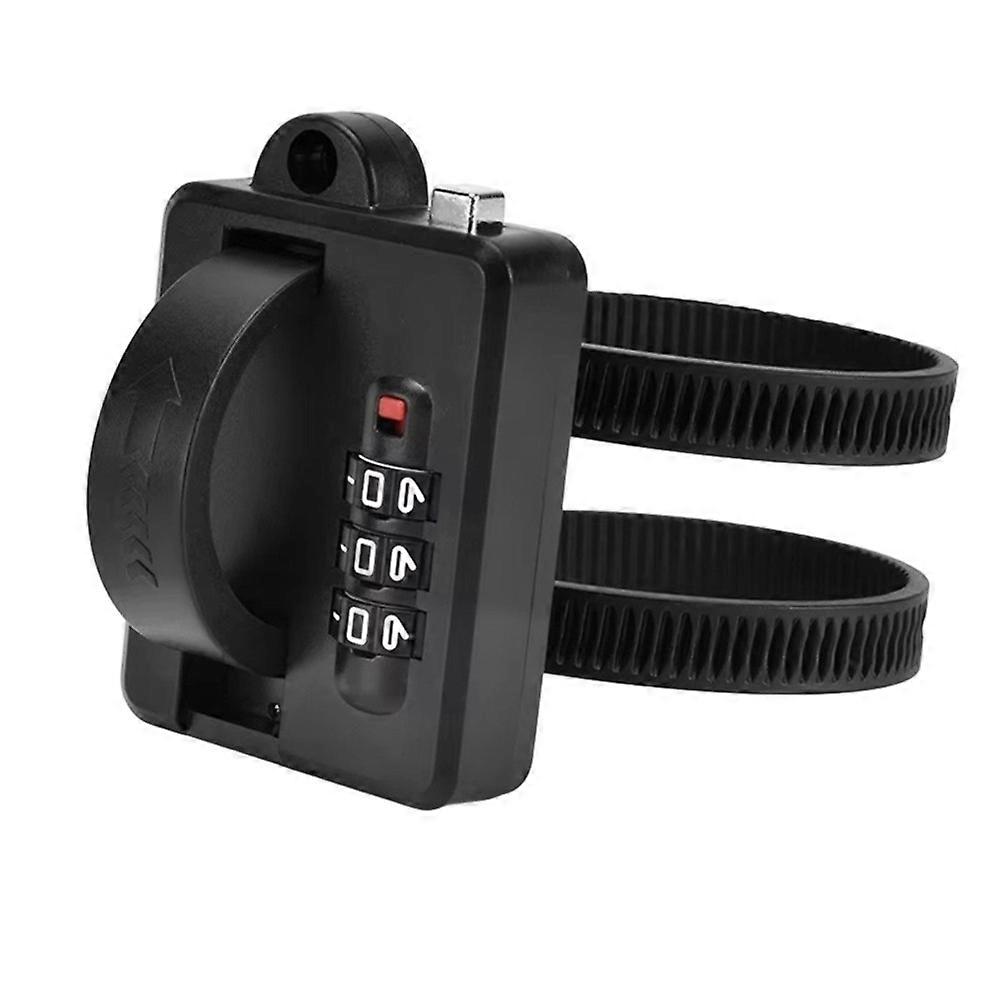 Motorcycle Lock Bicycle Cable Tie Waterproof Password Lock Hook Bikes Scooters Accessory