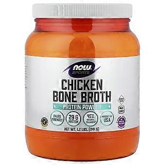 NOW Foods, Sports, kycklingbenbuljongproteinpulver, 544 g