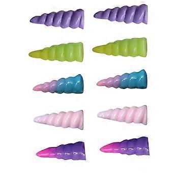10 PCS Cosplay Accessories Resin Crafts Toy Cake Photo Key Chain Resin Keychain