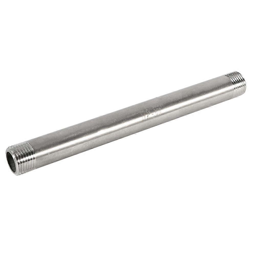 Rustfritt stål BSP Mann x Mann gjenget adapterrørmontering (1 / 2 ")